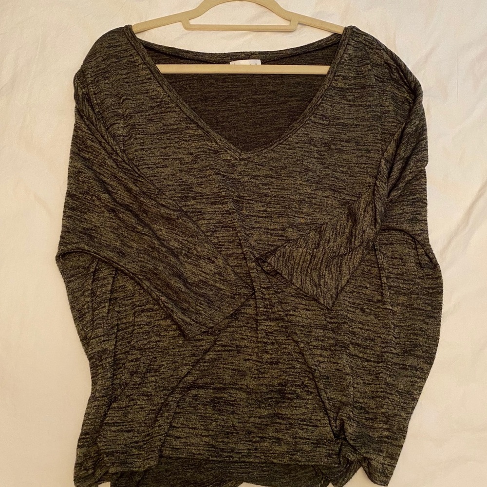 Olive green Leith sweater